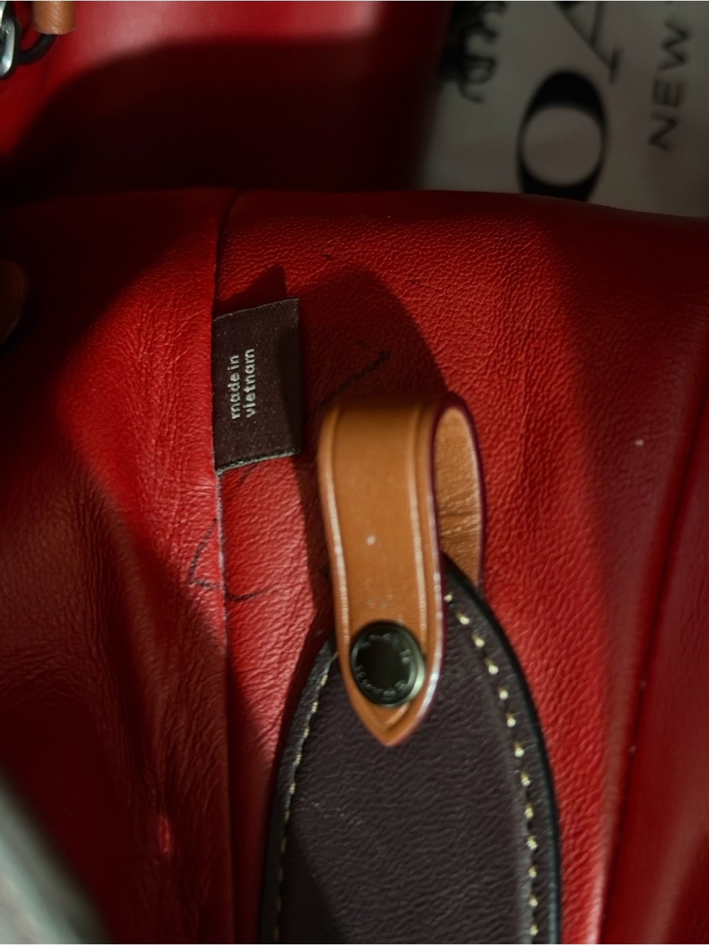 Coach Bedford smooth glove tanned leather hobo handbag EUC - Picture 9 of 15